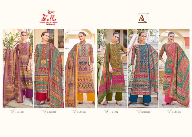 Bella Edition 6 By Alok Muslin Designer Printed Dress Material Wholesale Suppliers In Mumbai
